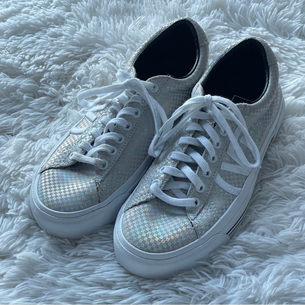 Vans Sid Ni Glory Check Holographic Sneakers